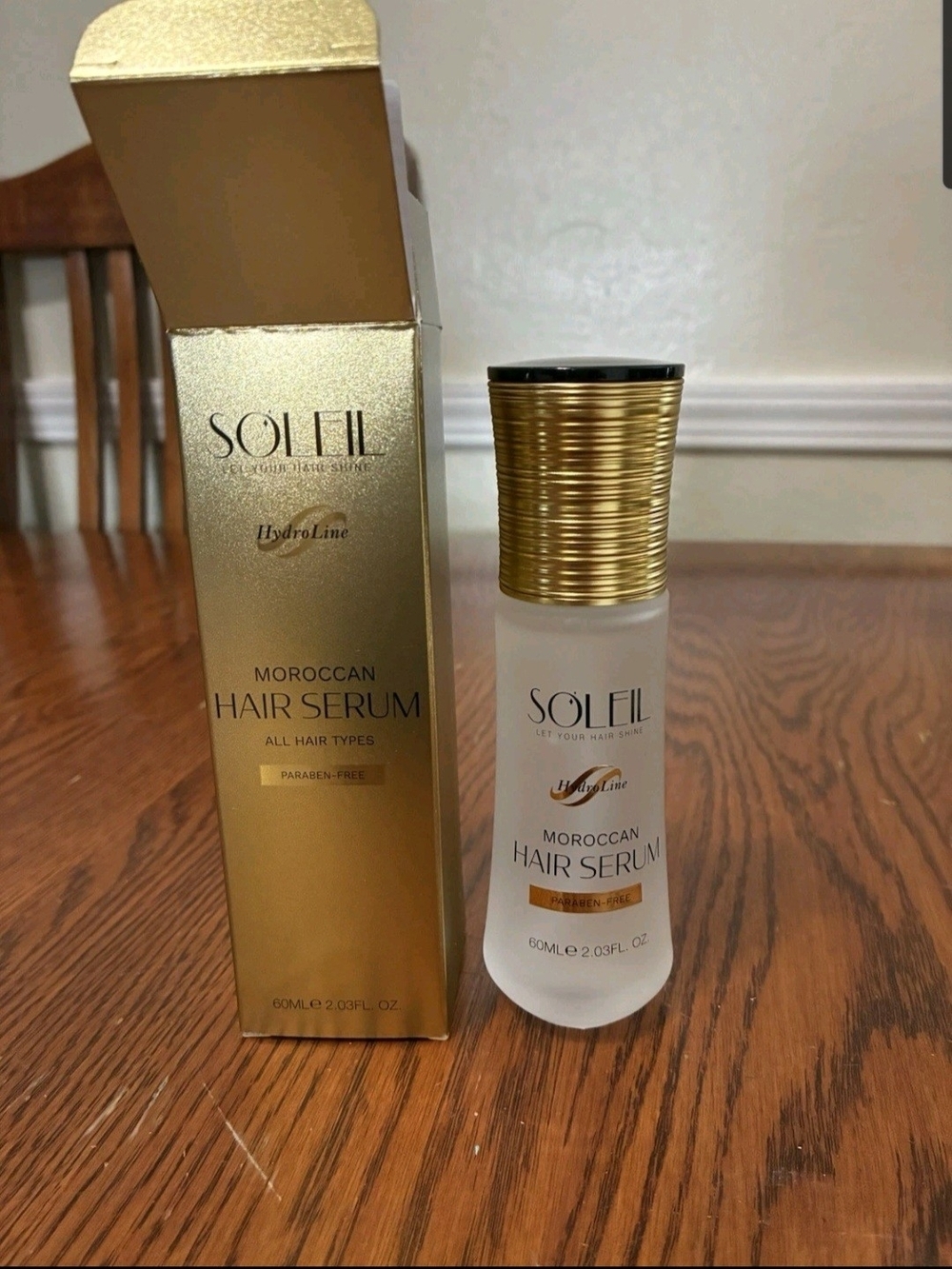 Soleil Moroccan Hair Serum — Gold Shine for All Hair Types - Picture 5 of 5